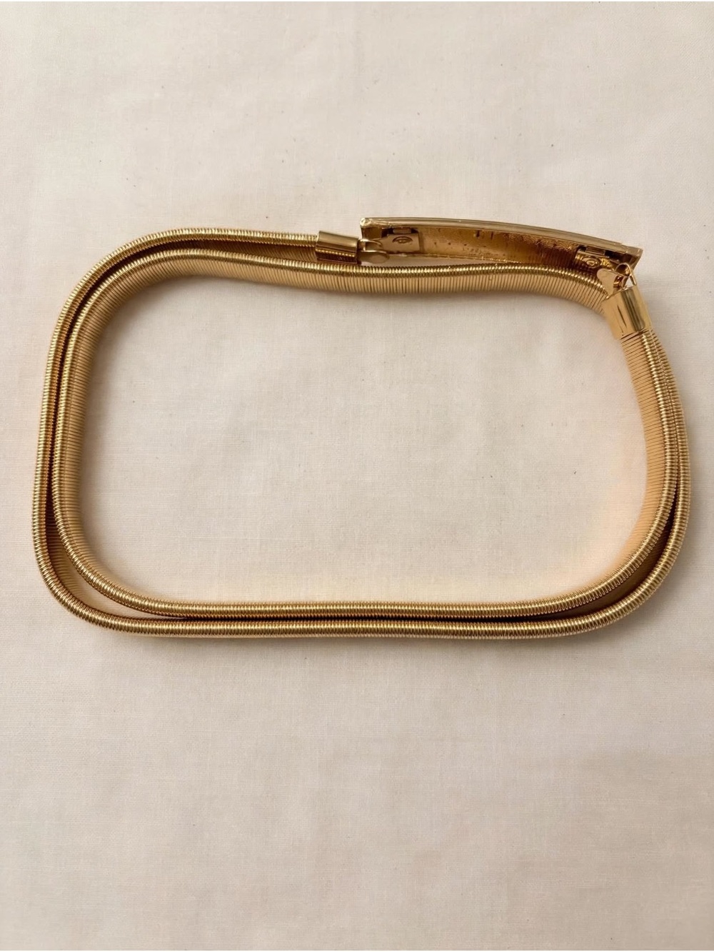 Gold Single Row Snake Chain Metal belt- Women's Accessory